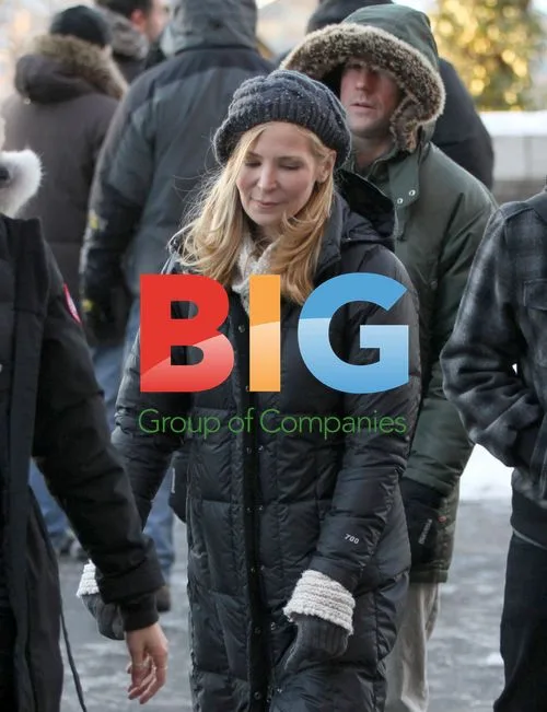 Edward Burns and Jennifer Westfeldt filming 'Friends with Kids'