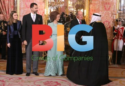 Spanish royal family receives diplomats
