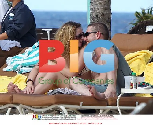 Charlotte Church and Jonathan Powell on Caribbean Holiday