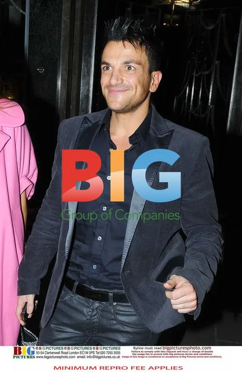 Peter Andre and Elen Rives Leaving Claridge's