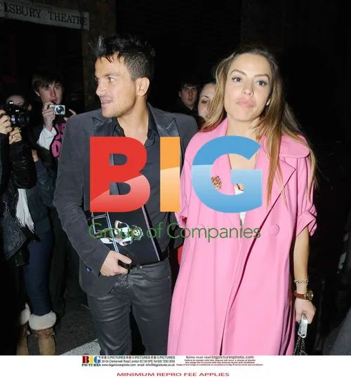 Peter Andre and Elen Rives Leaving Claridge's After Date