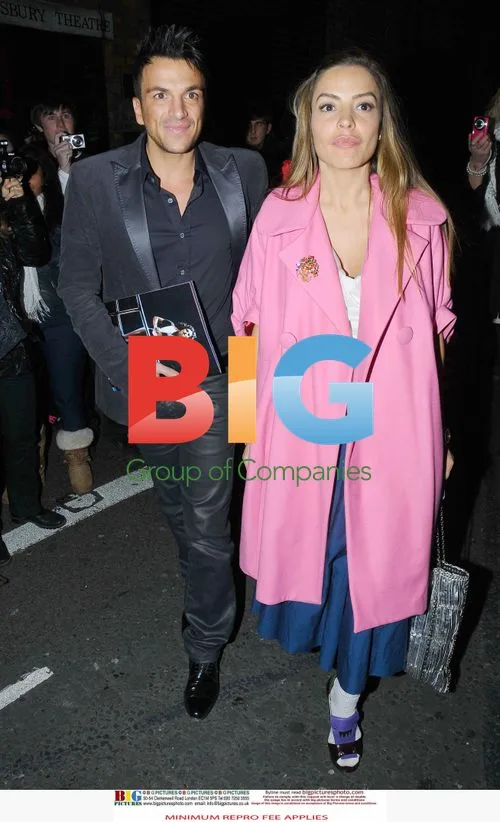 Peter Andre and Elen Rives Leave Claridges After 'Flashdance' Visit