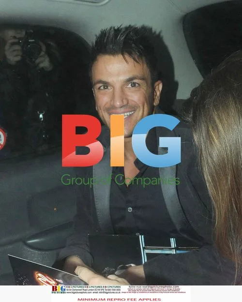 Peter Andre and Elen Rives leave Claridge's