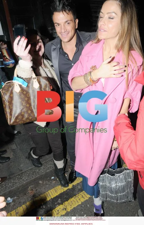 Peter Andre and Elen Rives Leave Claridge's