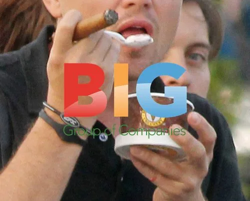 Leo DiCaprio and Tobey Maguire on Set of Red Riding Hood