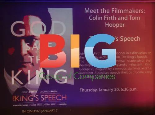 Colin Firth at 'The King's Speech' Q&A