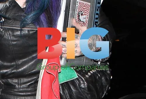 Kat Von D Leaving Tattoo Shop