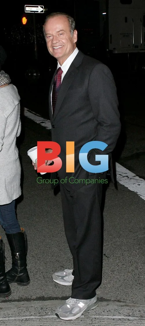 Kelsey Grammer and Kayte Walsh with Son in NYC