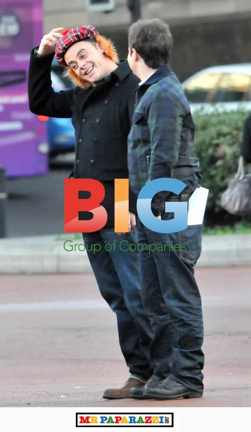 Ant and Dec Filming 'Britains Got Talent' in Glasgow
