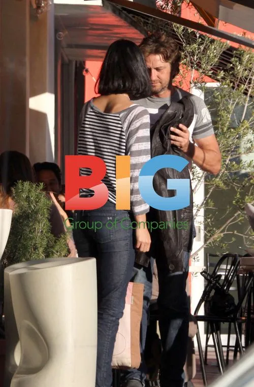 Gerard Butler on Lunch Date