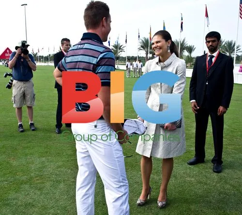 Princess Victoria and Henrik Stenson
