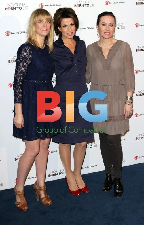 Natasha Kaplinsky, Edith Bowman, Amanda Mealing and Alexandra Burke