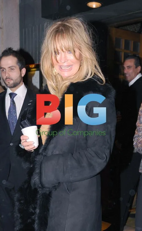 Goldie Hawn Leaves The Ivy in London