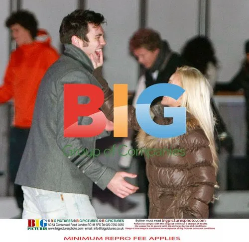 Sam Attwater and Brianne Delcourt Practice for 'Dancing On Ice'