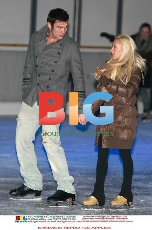 Sam Attwater and Brianne Delcourt Dancing on Ice Practice