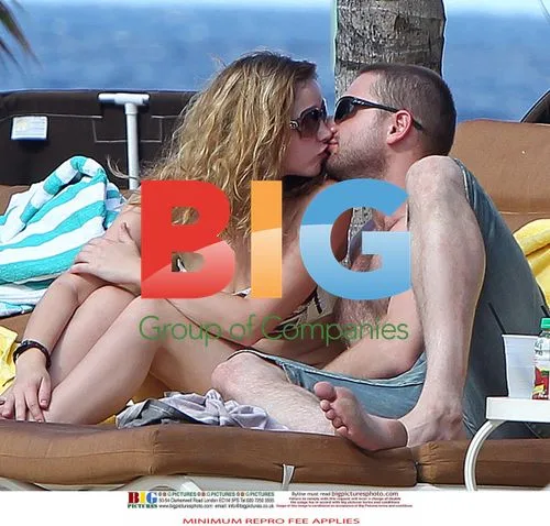 Charlotte Church and Jonathan Powell on Caribbean Vacation
