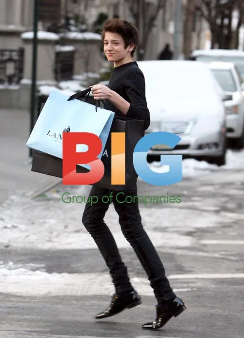 Harry Brant shops in NYC