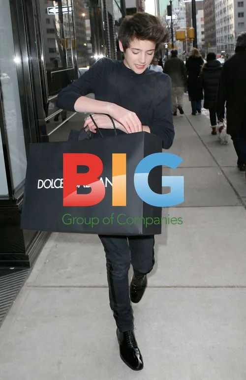 Harry Brant shopping in New York