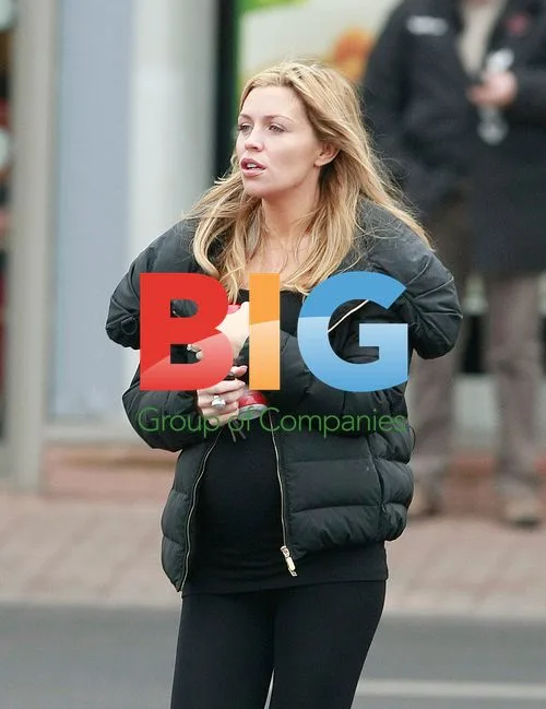 Pregnant Model Abigail Clancy Spotted Shopping