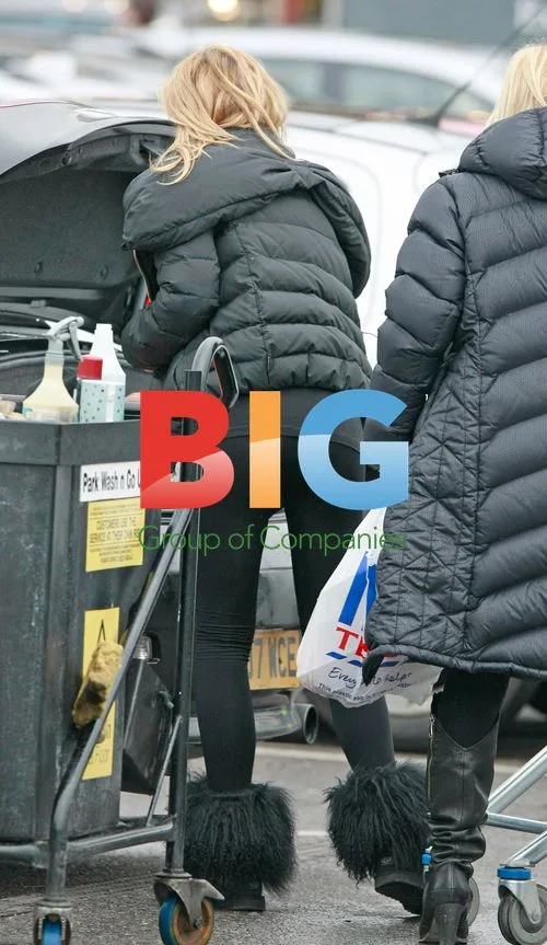 Pregnant Model Abigail Clancy Shopping