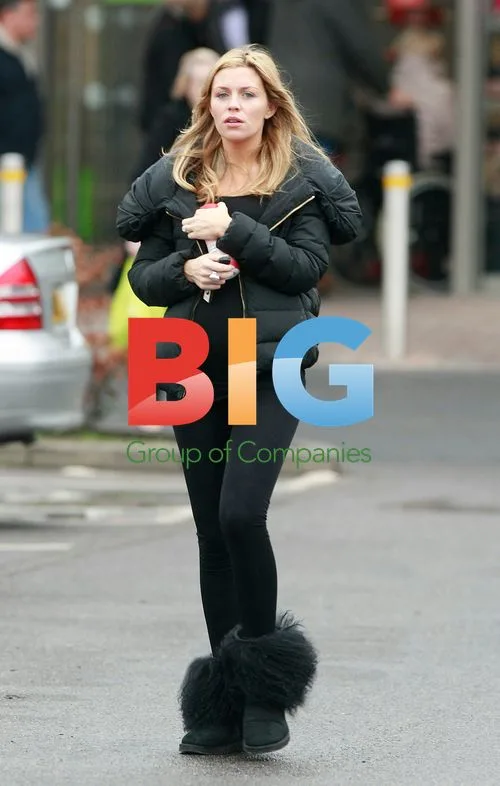 Pregnant Model Abigail Clancy Shopping