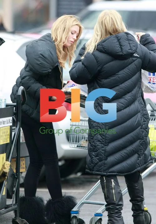 Pregnant Model Abigail Clancy Spotted Shopping