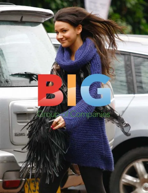 Michelle Keegan Arriving at Granada Studios