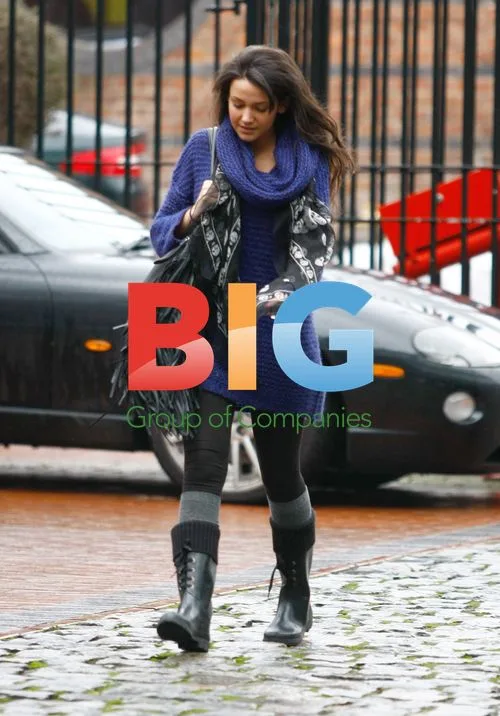 Michelle Keegan Arriving at Granada Studios