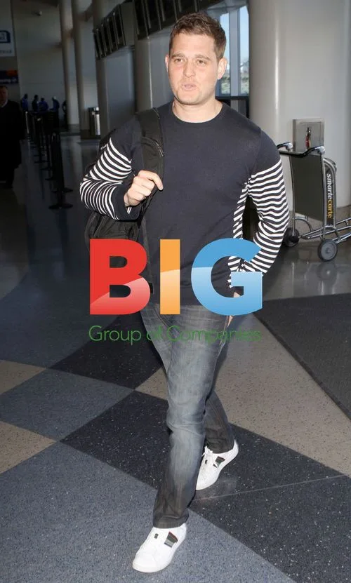 Michael Buble at LAX Airport
