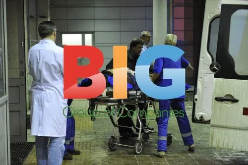 Wounded Blast Victim at Moscow Airport