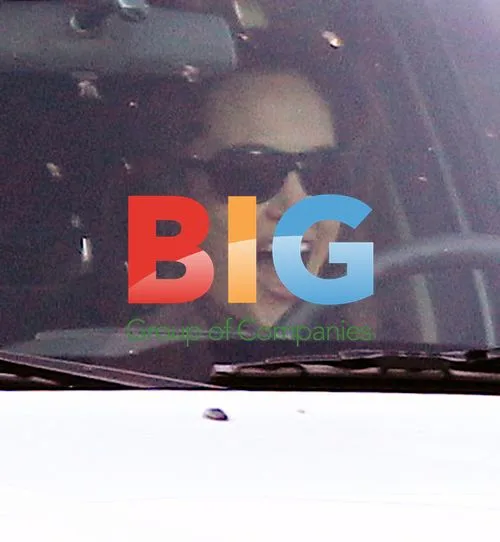 Angelina Jolie Drives with Kids & Nanny