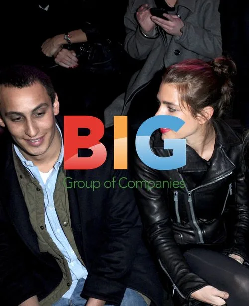 Alex Dellal and Charlotte Casiraghi at Etam Lingerie Show