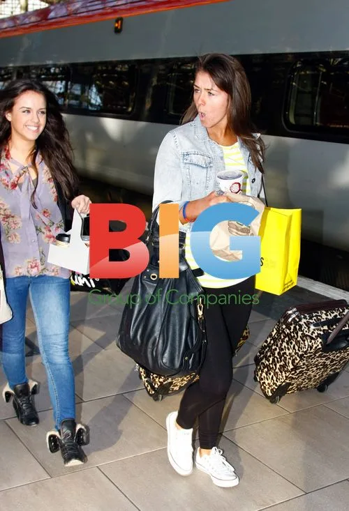 Corrie Star Brooke Vincent at Manchester Train Station