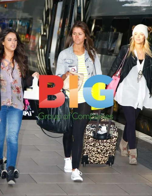 Corrie's Brooke Vincent at Manchester Train Station
