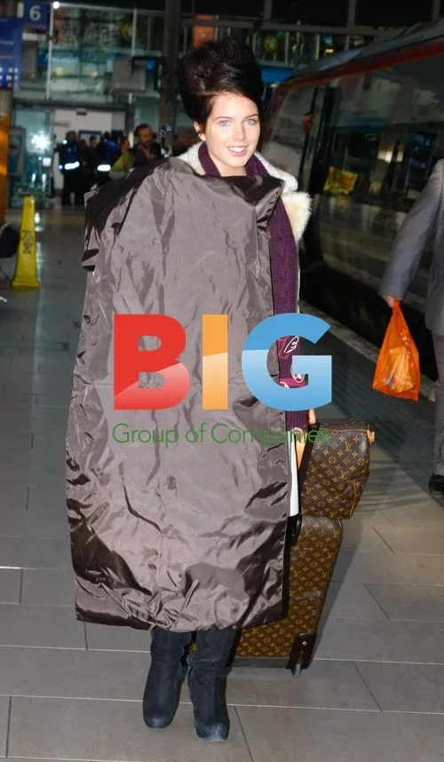Corrie Star Helen Flanagan at Train Station