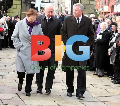Footballers Attend Lofthouse Funeral