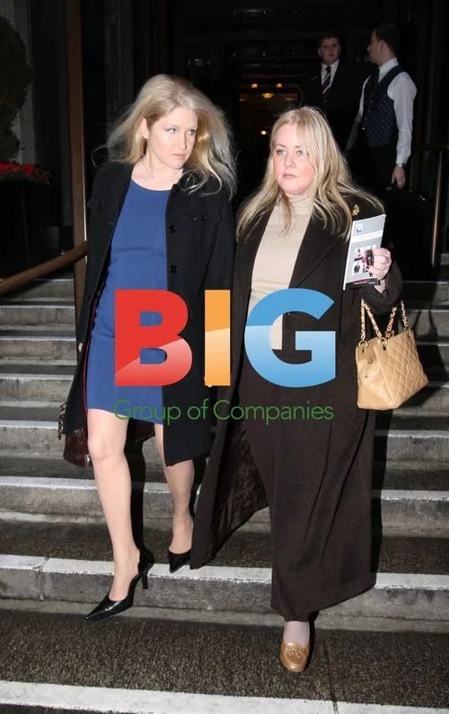 Birgit Cunningham Leaving Hotel