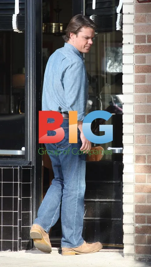 Matt Damon Filming 'We Bought a Zoo'
