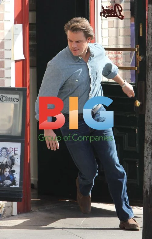 Matt Damon Filming 'We Bought a Zoo'