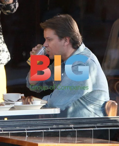 Matt Damon filming 'We Bought a Zoo'