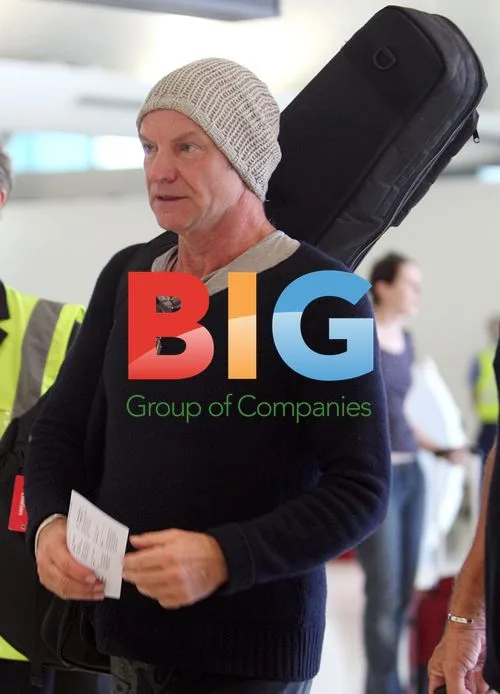Sting Departing Perth Airport
