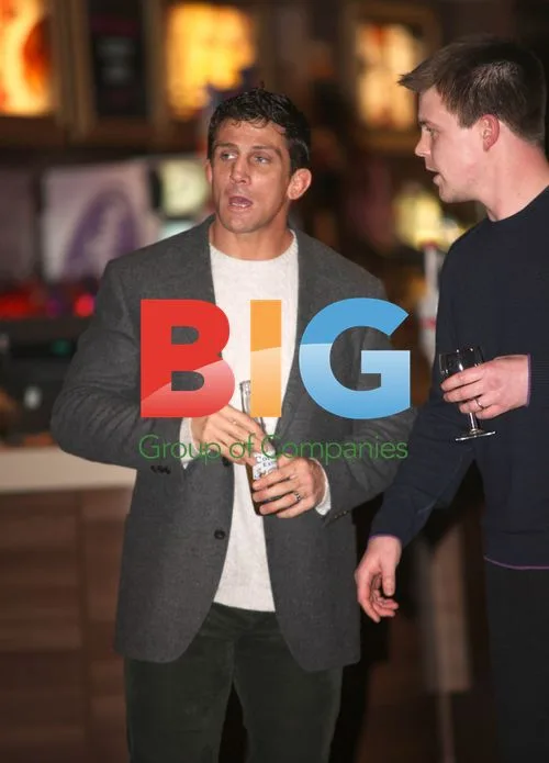 Alex Reid at 'Zebra Crossing' Premiere
