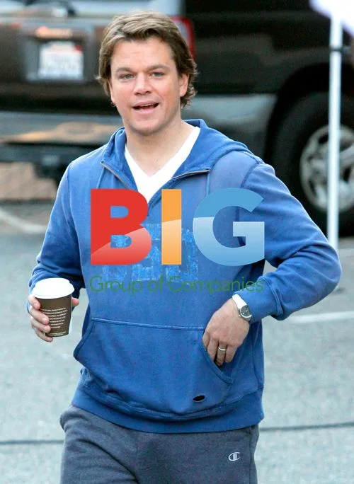 Matt Damon filming 'We Bought a Zoo'