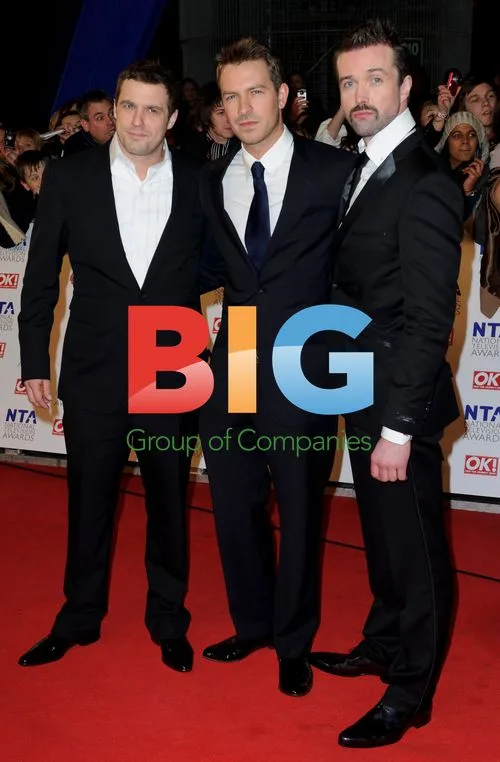 Jamie Lomas, Ashley Taylor Dawson and Emmett J. Scanlan at NTAs