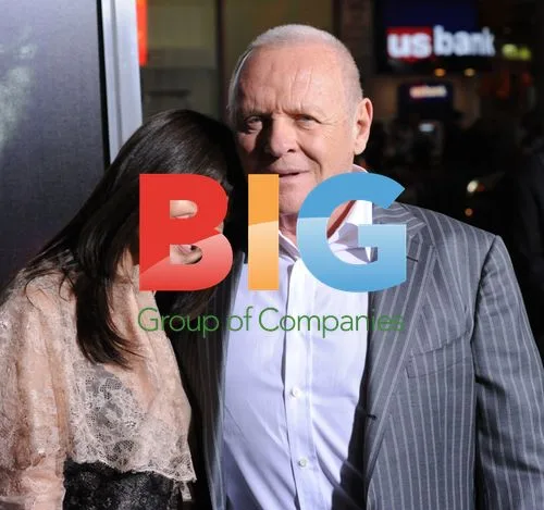 Anthony Hopkins and Stella Arroyave at The Rite Premiere