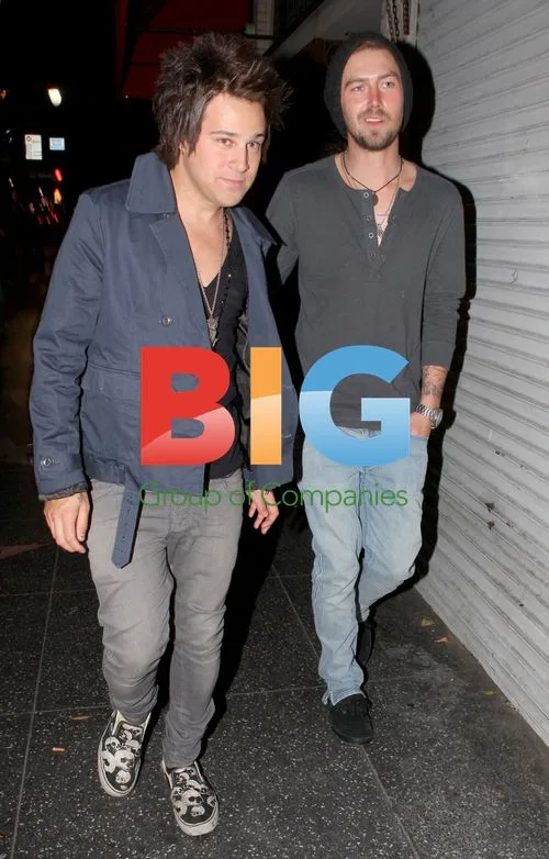 Ryan Cabrera out with friends in Hollywood