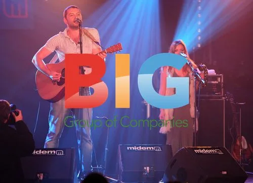 Charlotte Church and Jonathan Powell perform at Midem festival
