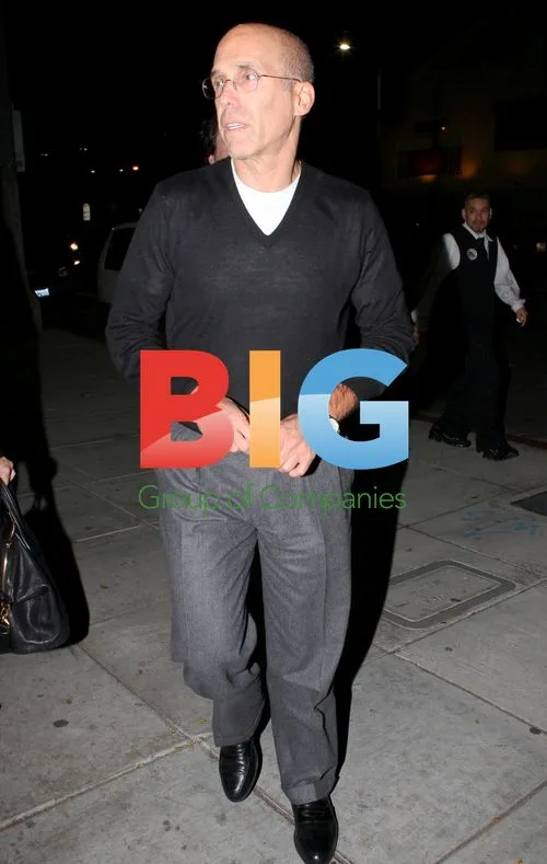 Jack Black and Jeffrey Katzenberg at Matsuhisa
