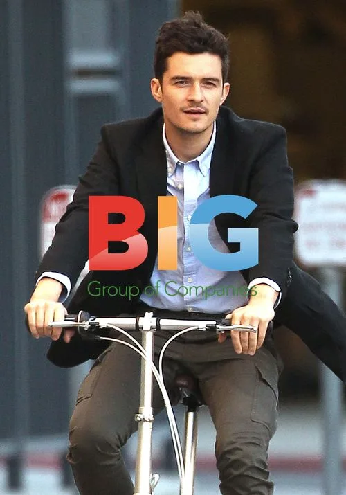 Orlando Bloom on set of 'The Good Doctor'