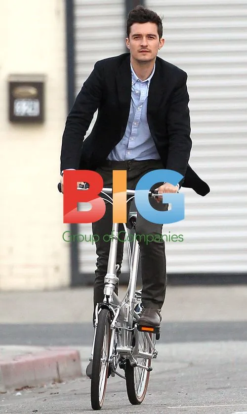 Orlando Bloom on 'The Good Doctor' set